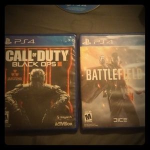 Battlefield 1 and black ops 3 ps4